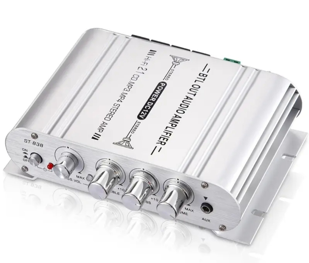 (IHNEĎ) Zosilňovač 2x40W, s adaptérom