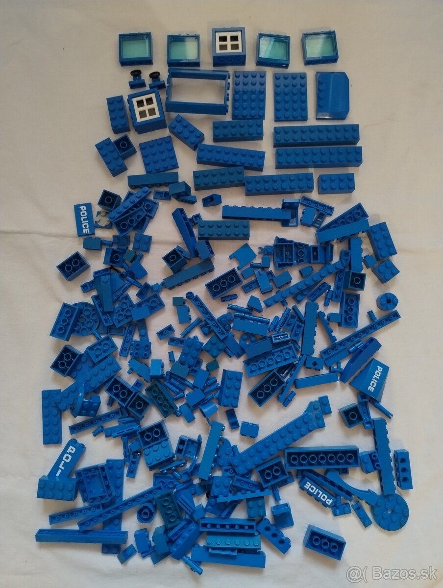 Lego kocky modrá - 335g