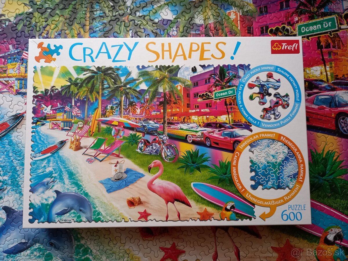 Puzzle Trefl - crazy shapes - Miami beach