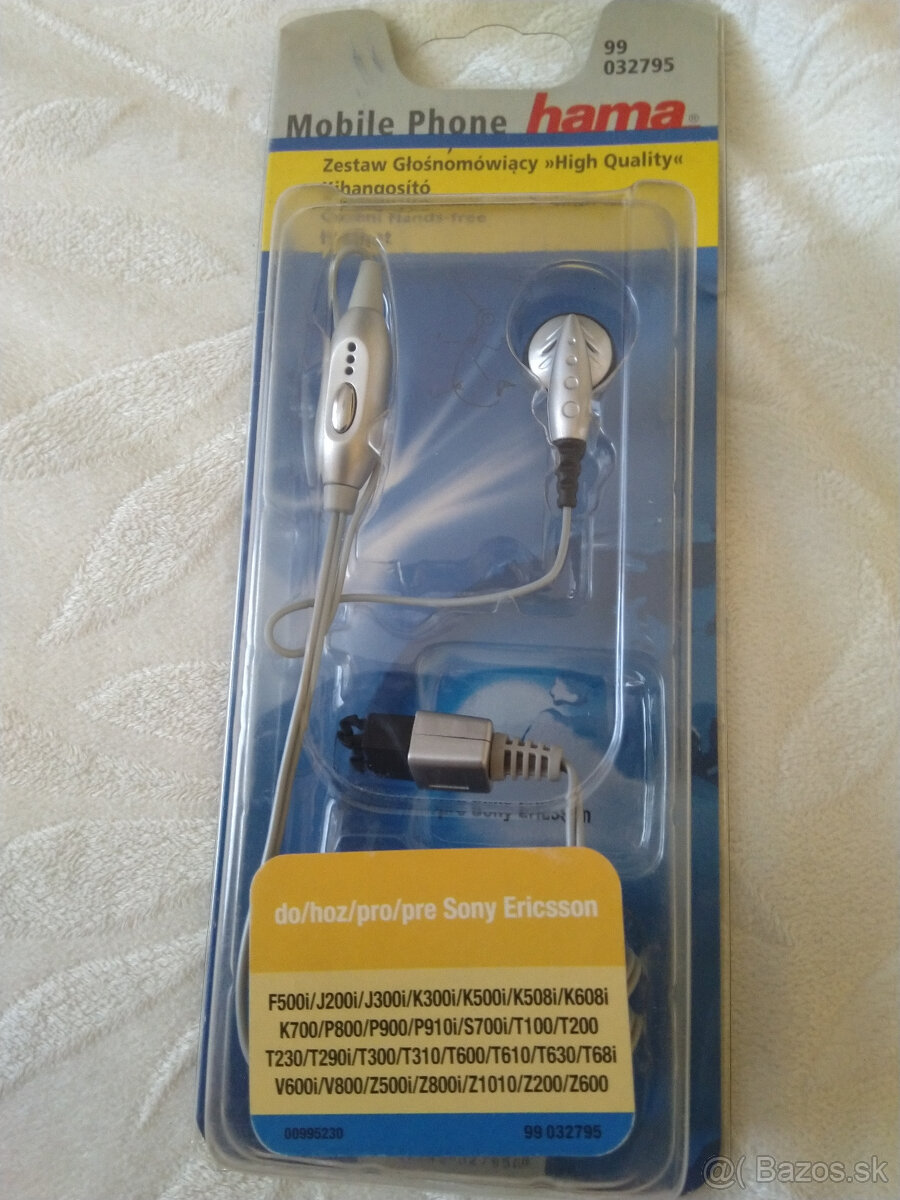 hands-free pre starý mobil