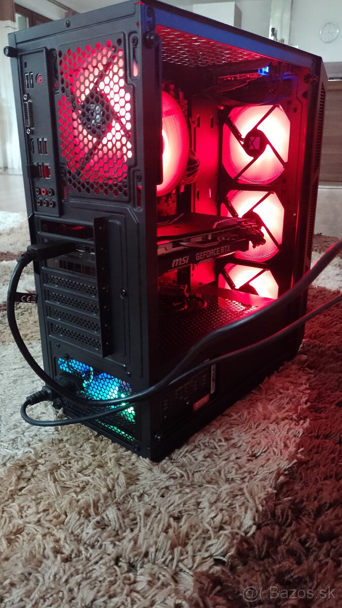 Predam vykonny herny PC/RYZEN-7/ RTX 2070 SUPER/32GB-DDR4