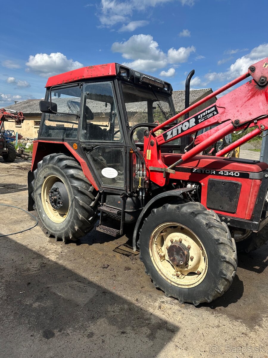 Predám Zetor 4340 s čelným nakladačom