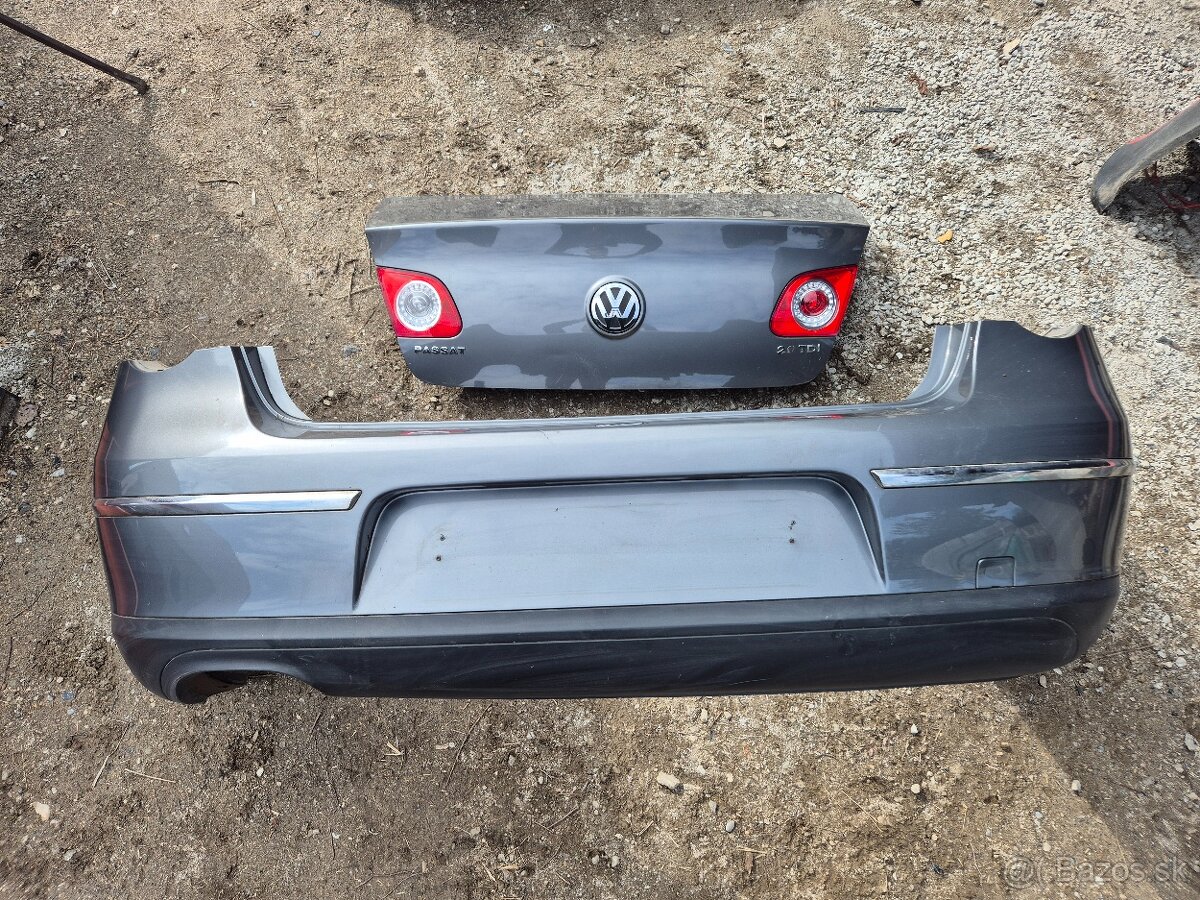 Predám zadný kufor, nárazník pre Volkswagen Passat b6 3c