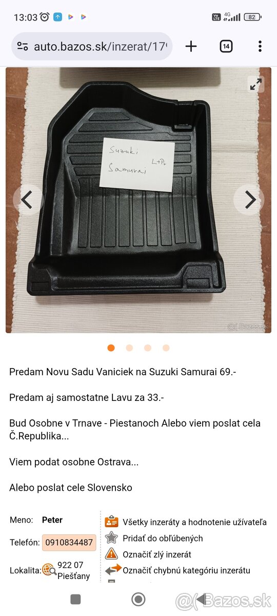 vanicky Samurai L+ Pr