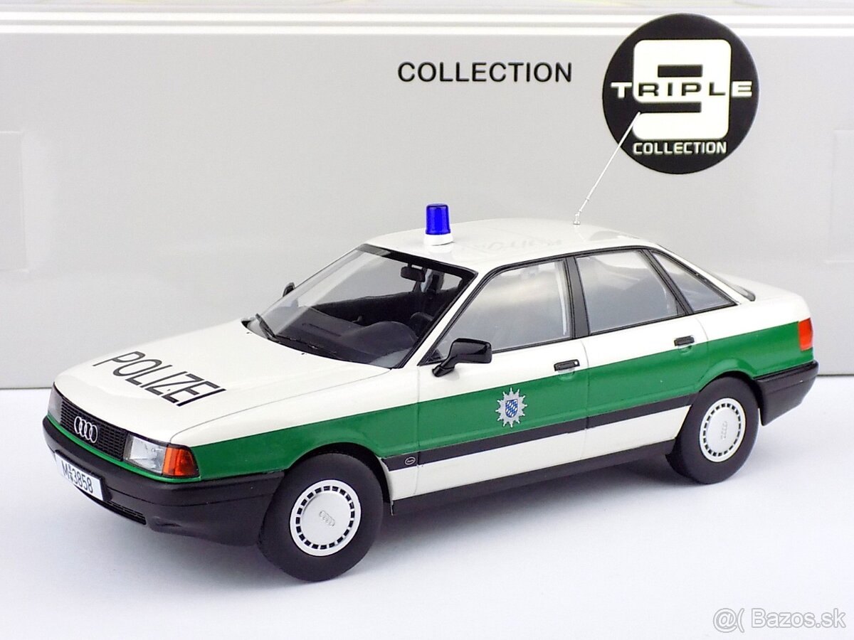 AUDI 80 B3 POLIZEI GERMANY 1989 – 1:18 TRIPLE9