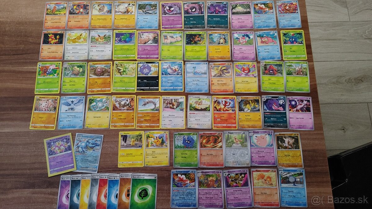 Predám original Pokemon kartičky 151