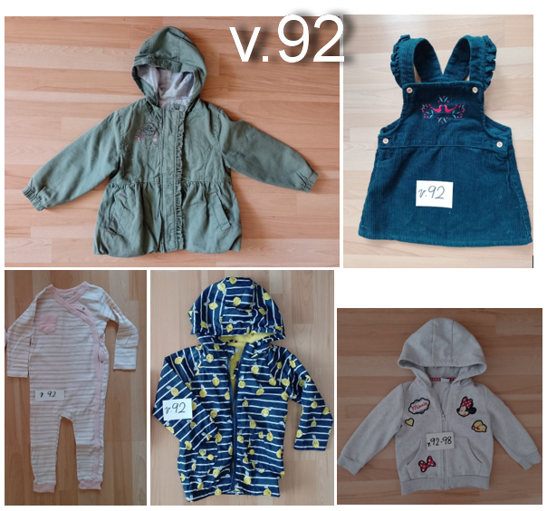 Kabátik, bunda a iné v. 92 /+ tepláčky zadarmo