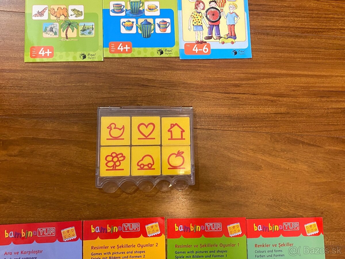 Bambino Luk vzdelávacia hra - 21 knižiek a rámik