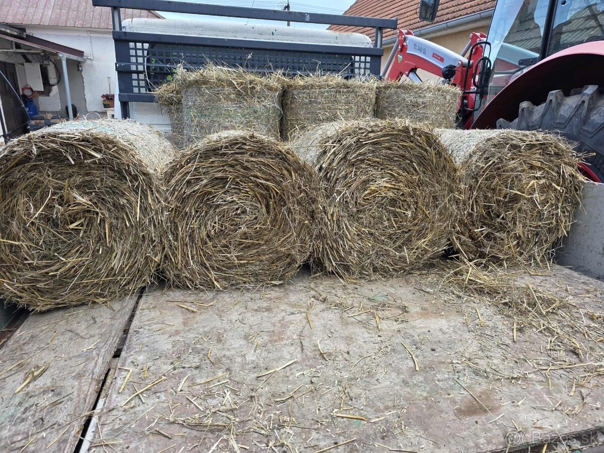Predam slamu a seno