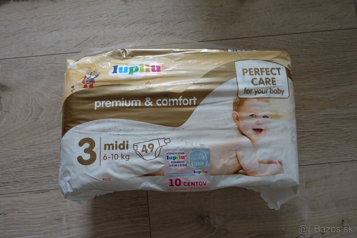 Plienky lupilu premium 3 a 4 a 5