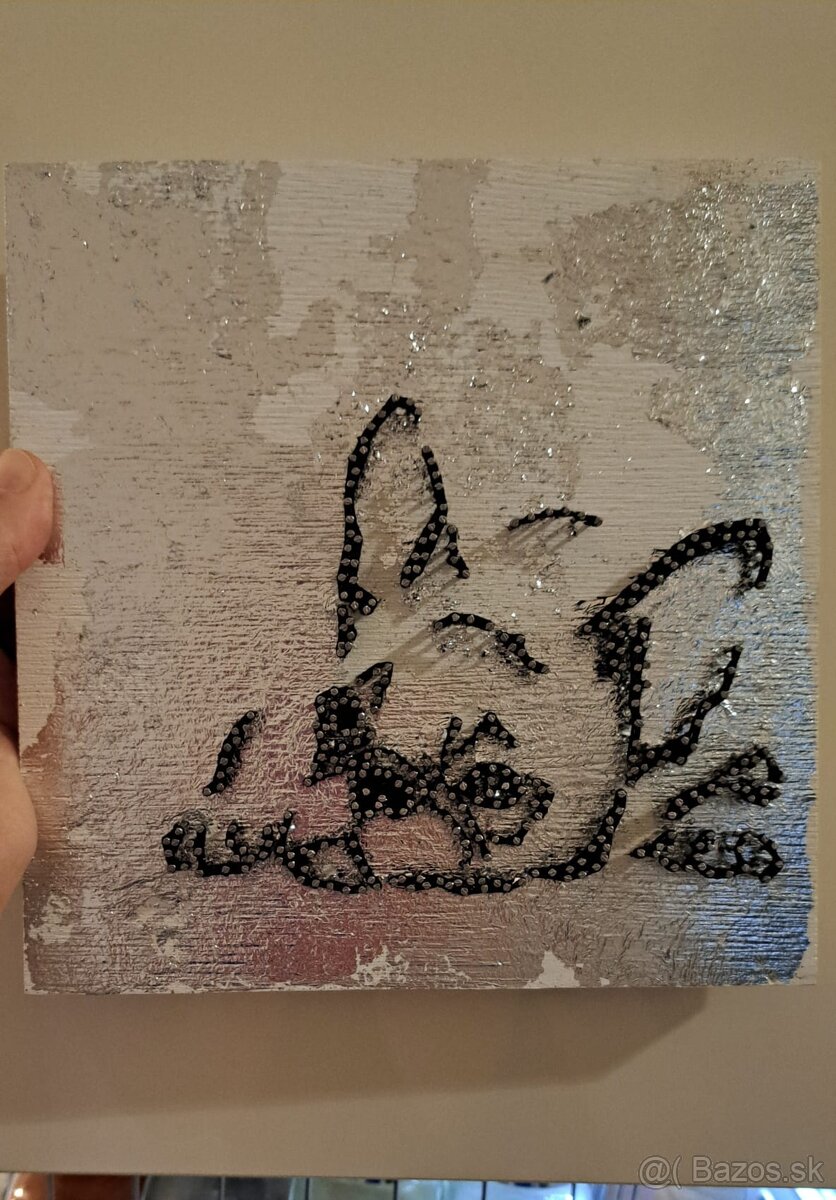 Stringart buldog