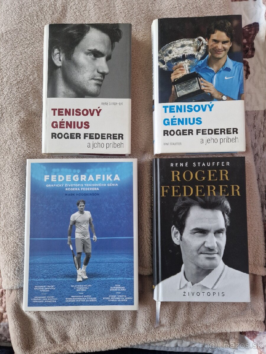 4 knihy o Federerovi