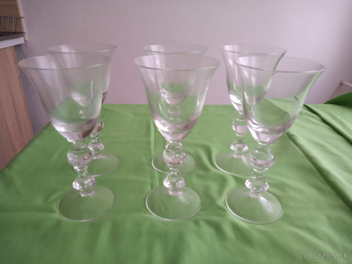 Sada sklenených pohárov 3