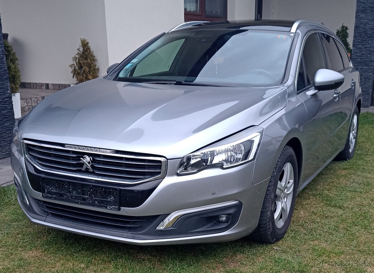 Peugeot 508SW 1.6HDi automat, 88kw, 2017 výmena za MOTOCYKEL