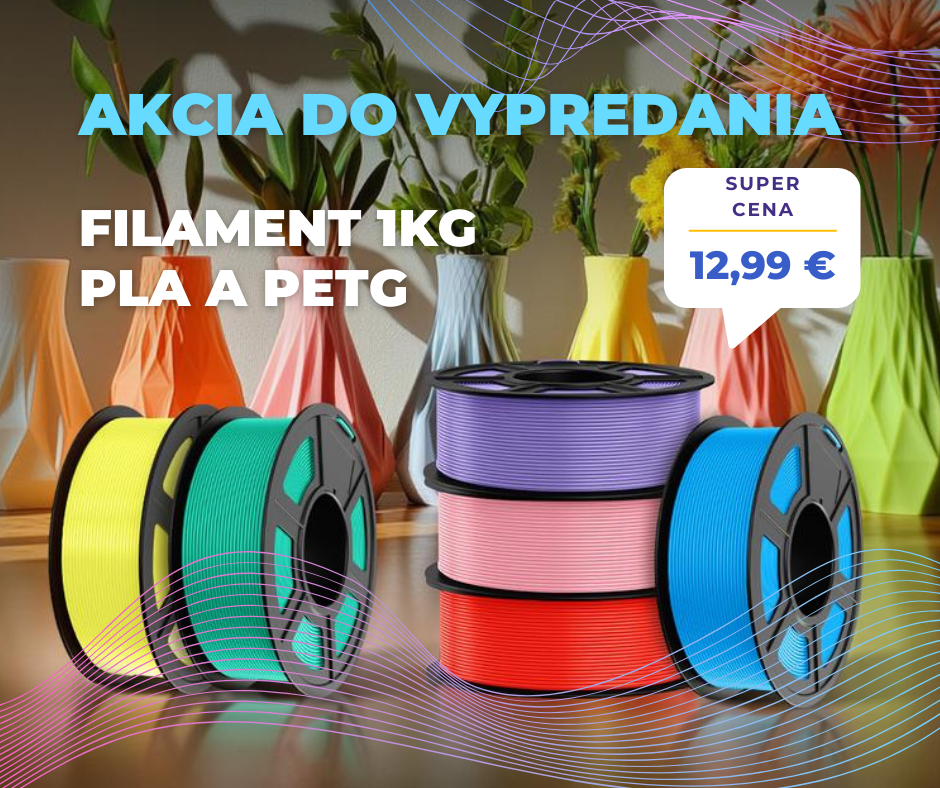Predám kvalitné filamenty PLA a PETG pre 3D tlač