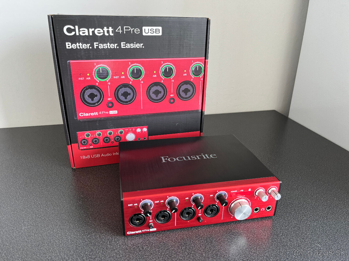 Focusrite Clarett 4pre USB