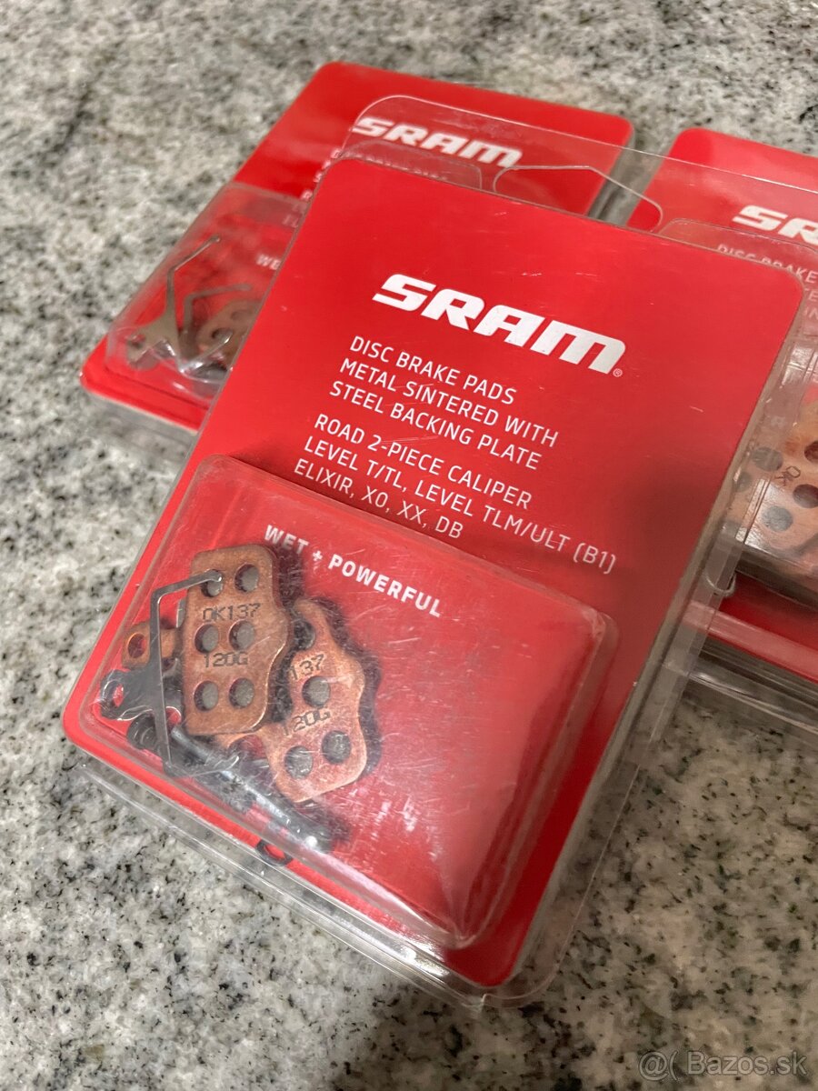 Brzdove platničky SRAM 3x par 30e