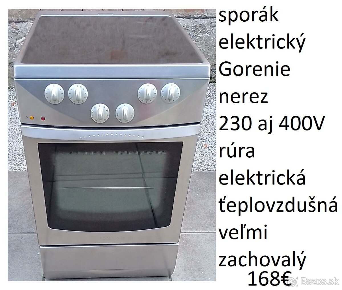 predám sporák aj s káblom rovno do zásuvky 230V