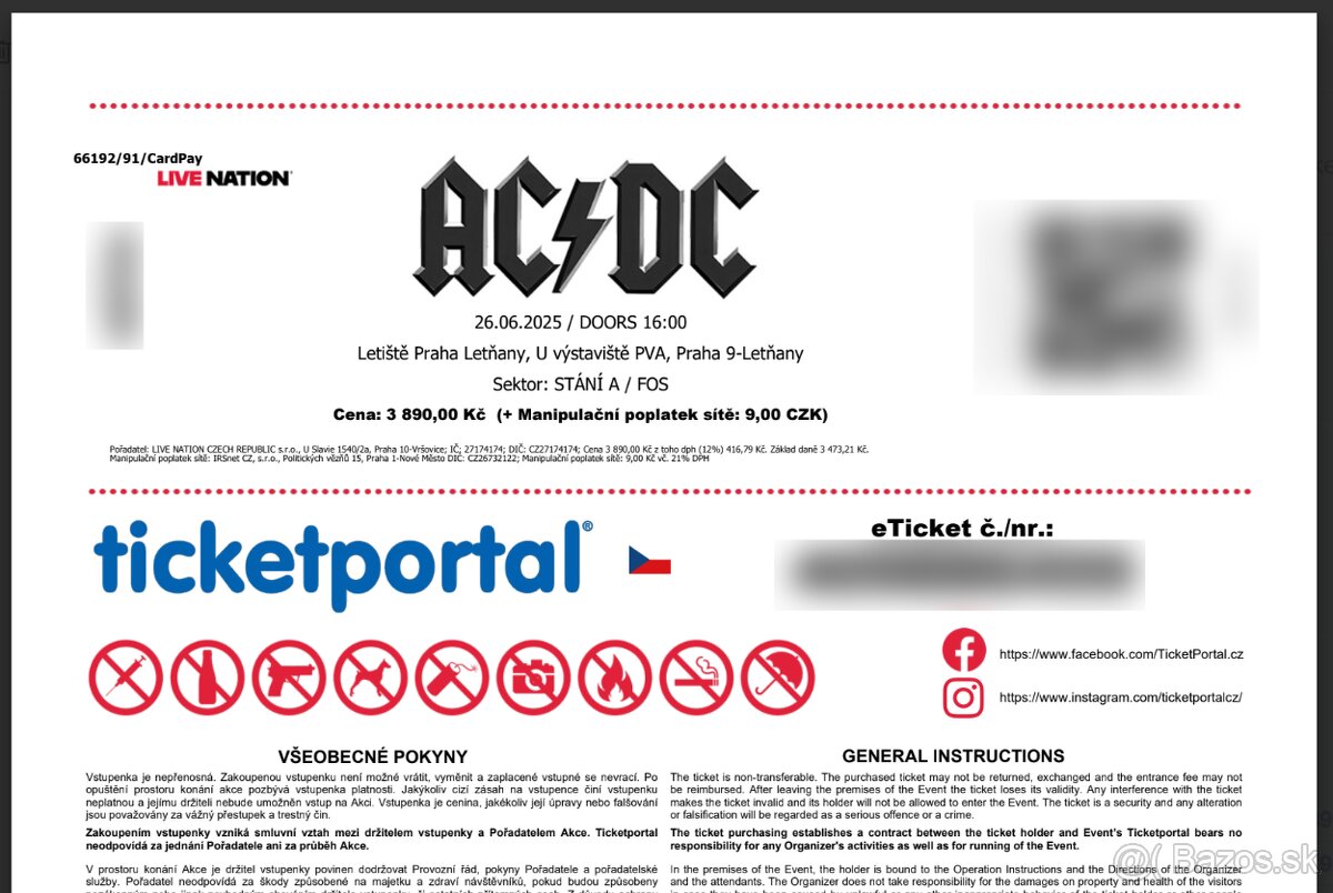 ACDC - Praha - 26.6.2025