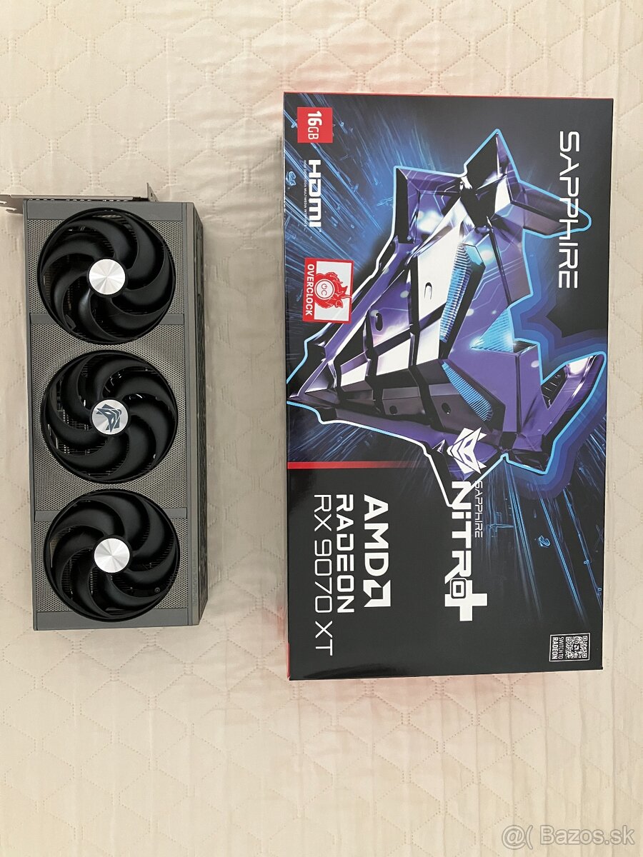 SAPPHIRE NITRO+ AMD Radeon RX 9070 XT GAMING OC 16G