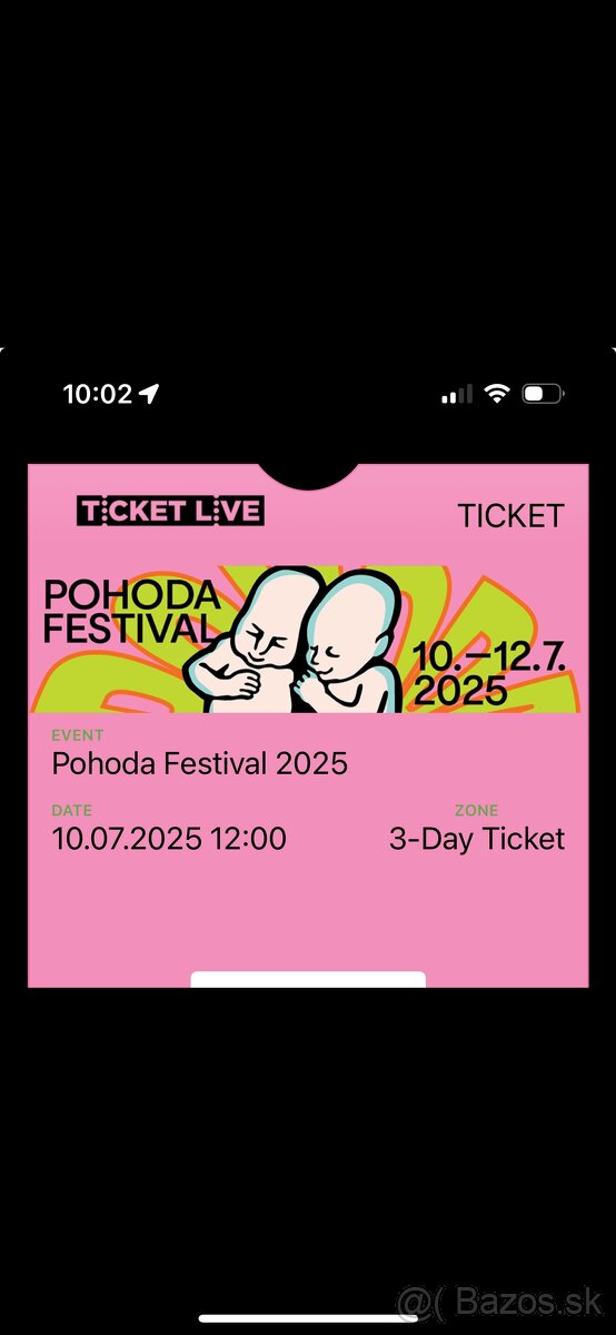E- ticket Pohoda 2025