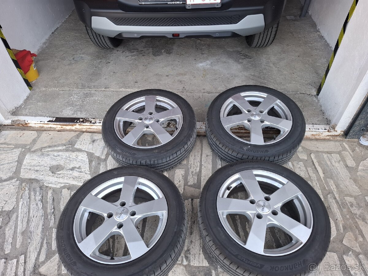 Alu disky s novy letnými pneupatikami 195/55/r16