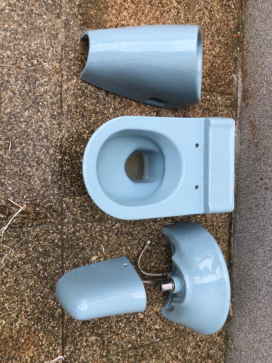 WC geberit, umývadlo vrátane batérie a sifon., pisuár