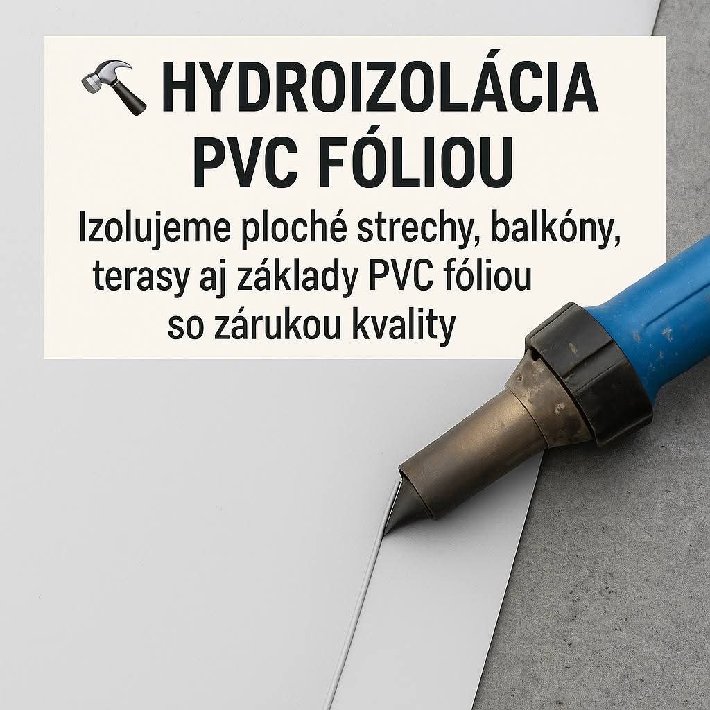 Hydroizolácia PVC fóliou
