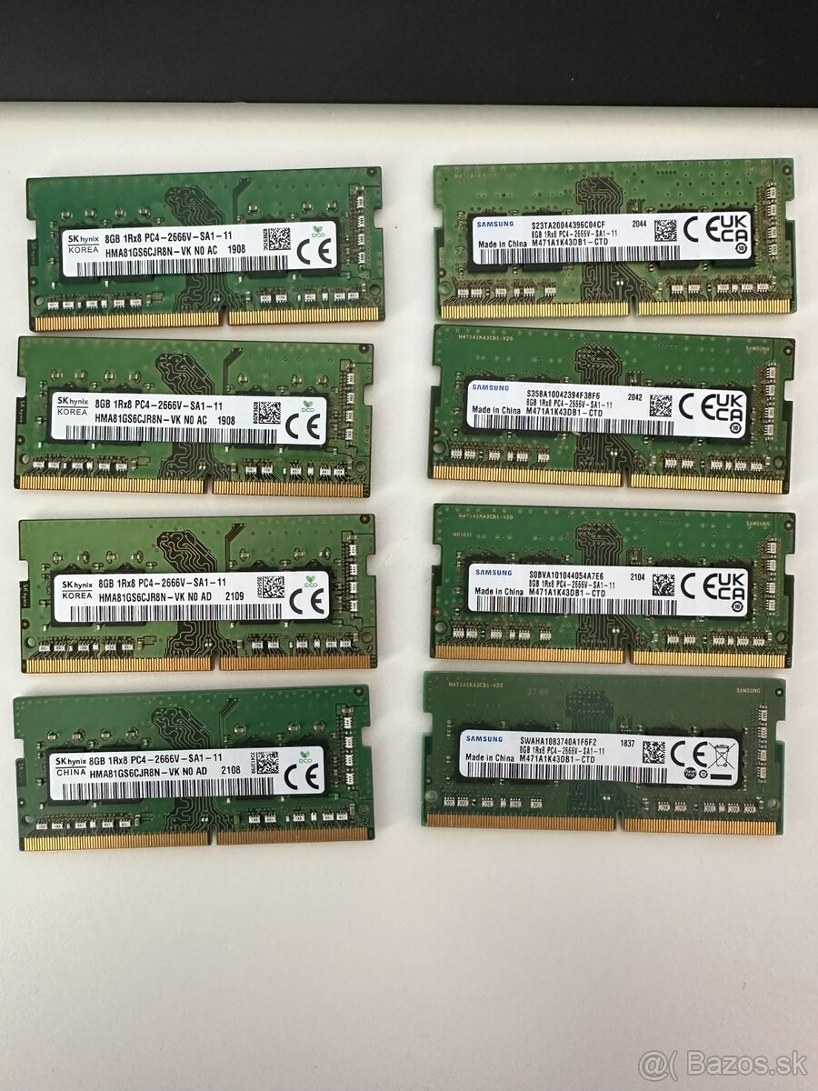 DDR4 RAM do notebookov (SO-DIMM)