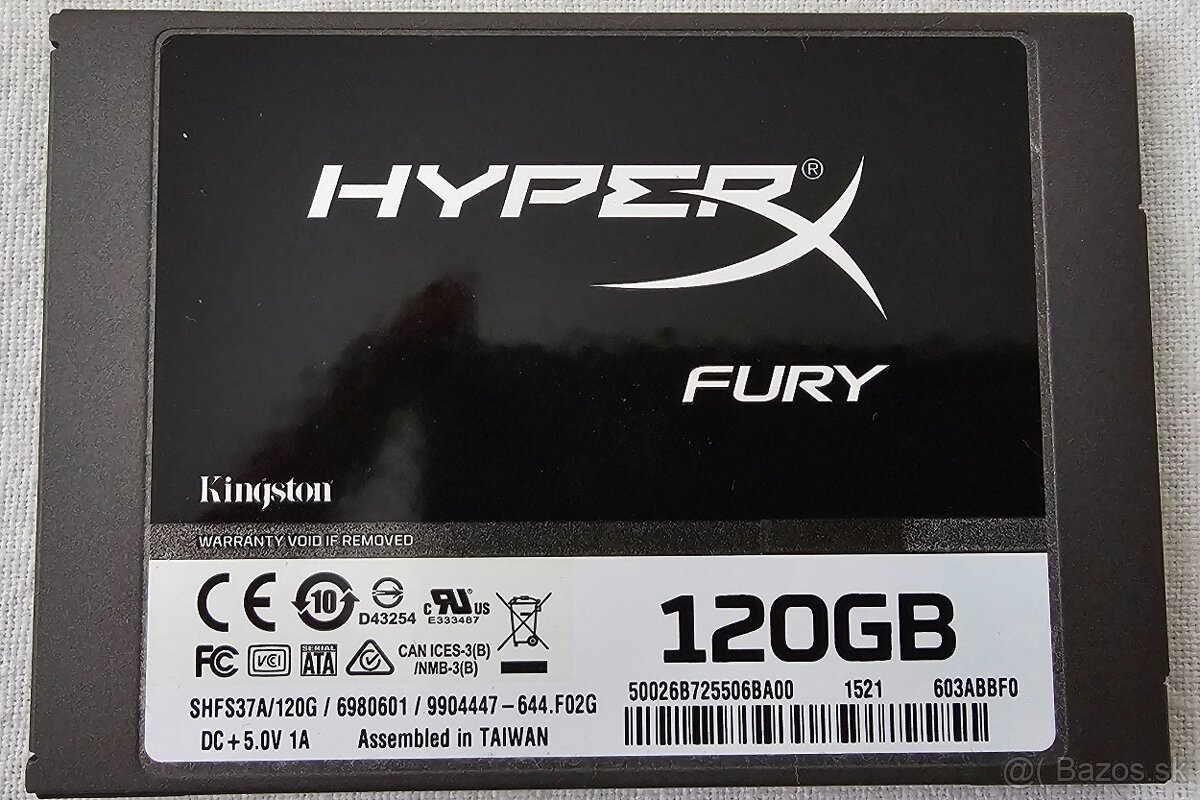 SSD Kingston HyperX Fury 120GB 2.5"