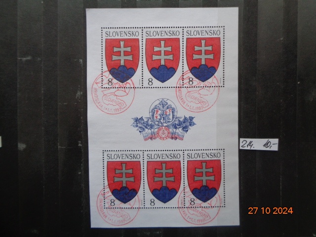 POŠTOVÉ ZNÁMKY - SLOVENSKO - LACNO - 3 FOTO