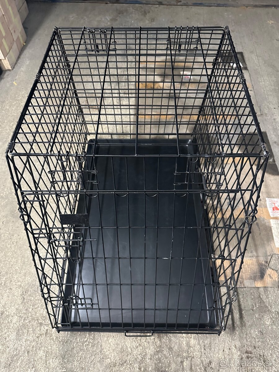 Klietka aj pre väčšieho psa, skladateľna, ako nová 90x57x65