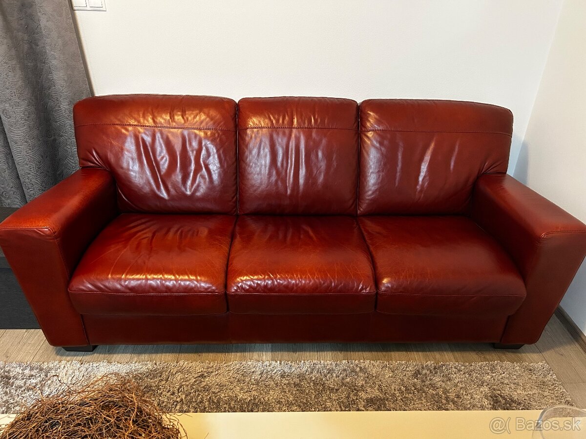 Kožená sedacia súprava