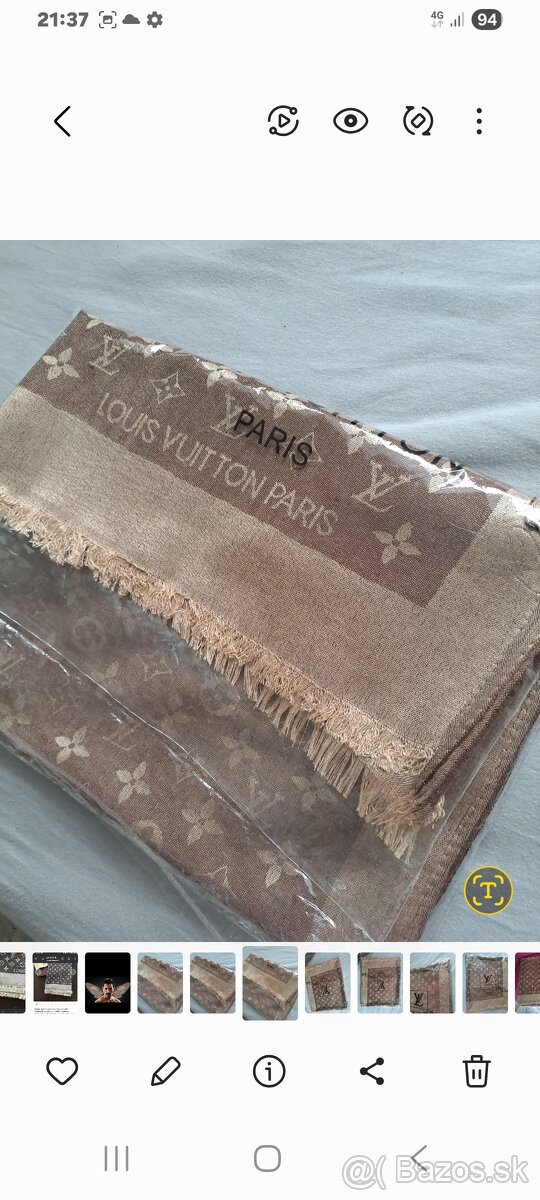 Obrovsky sal , satka, pled Louis vuitton