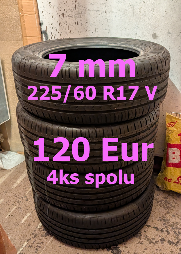 225/60 R17 V -Letne SUV pneu Continental