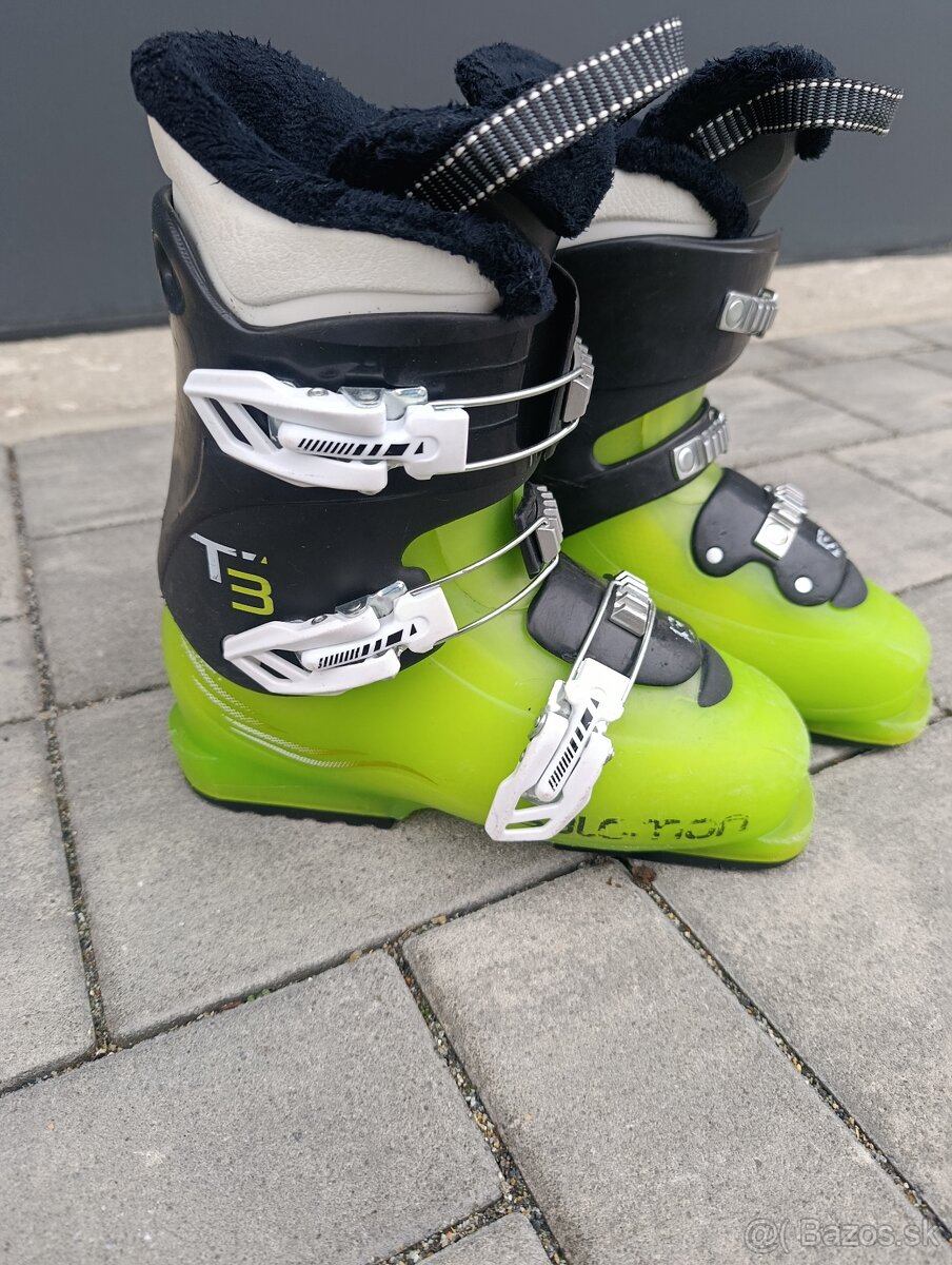 LYŽIARKY SALOMON T3 GREEN 23.5 MP