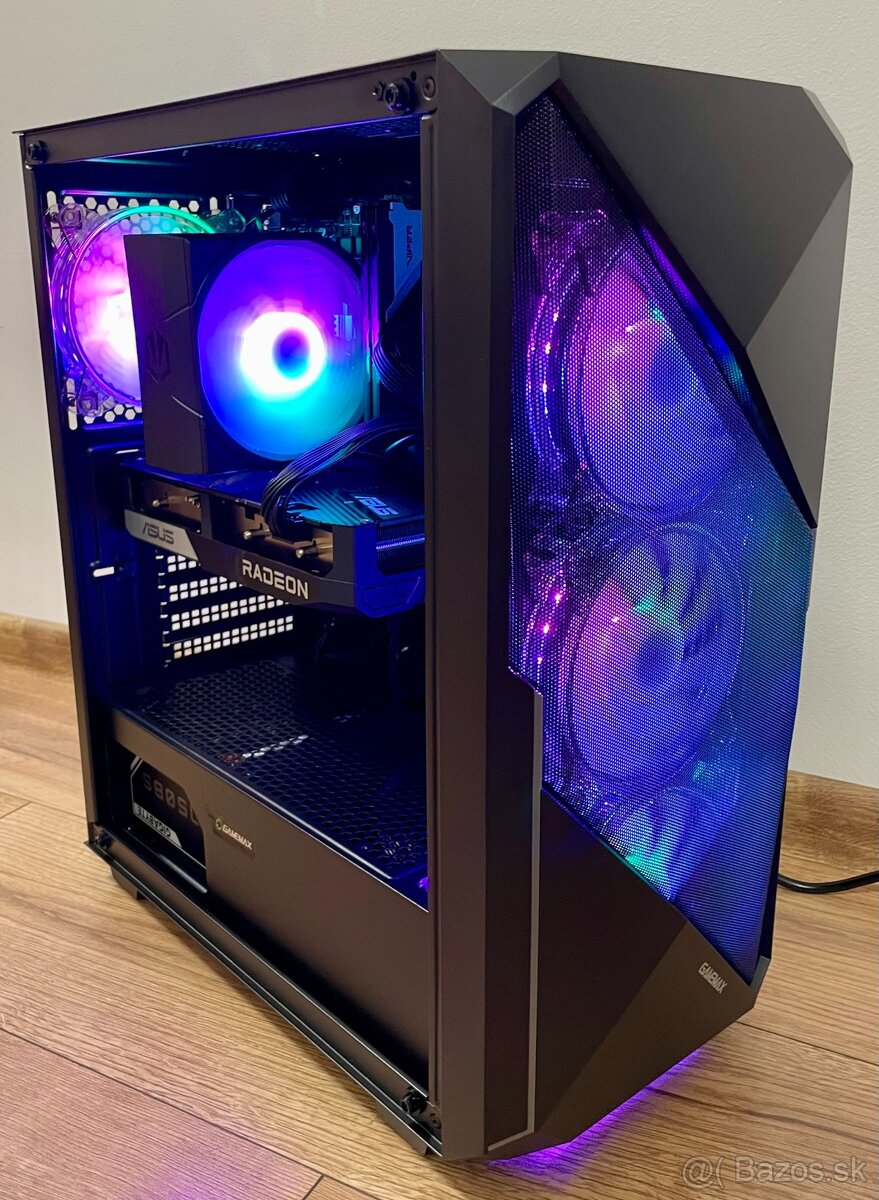 Herný PC i5 14400F,RX 6600 XT 8GB,16GB DDR4,500 GB SSD