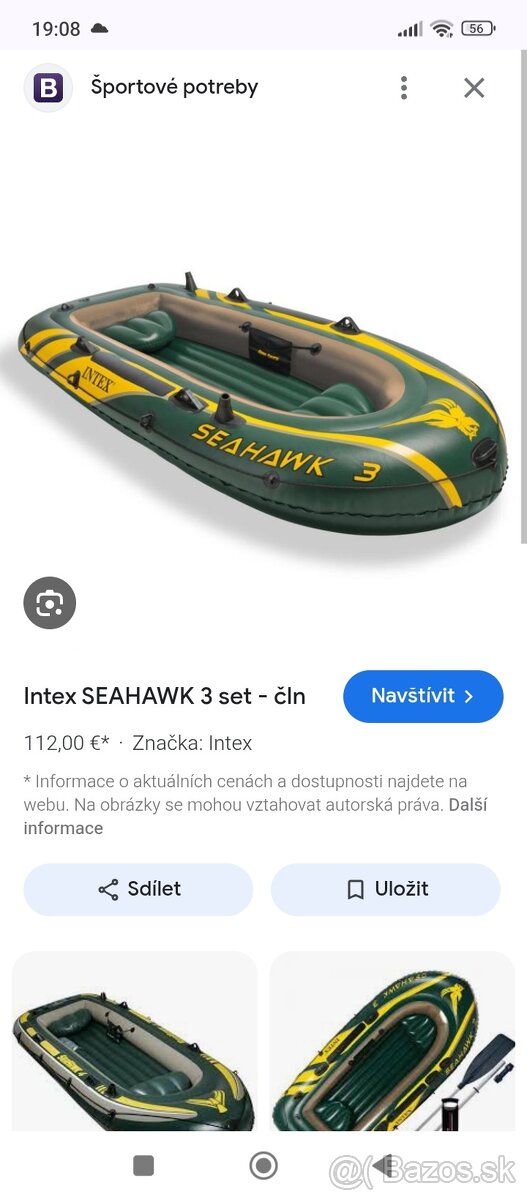 Čln Intex Seahawk 3
