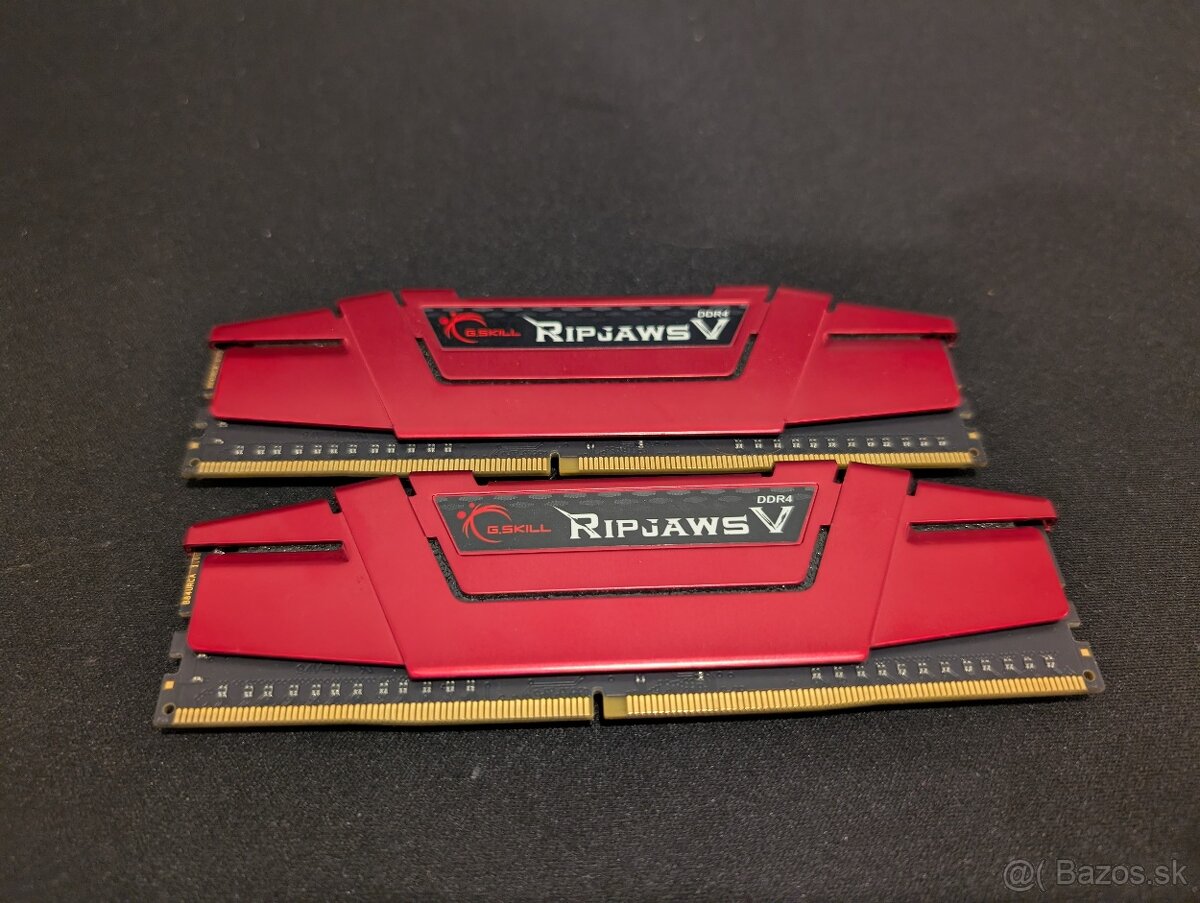 8GB Kit G.Skill Ripjaws V Red DDR4 2400MHz CL15