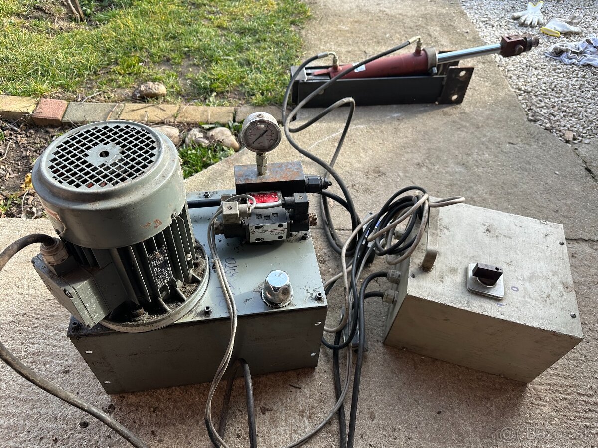 hydraulicka jednotka + 2x hydraulicky valec