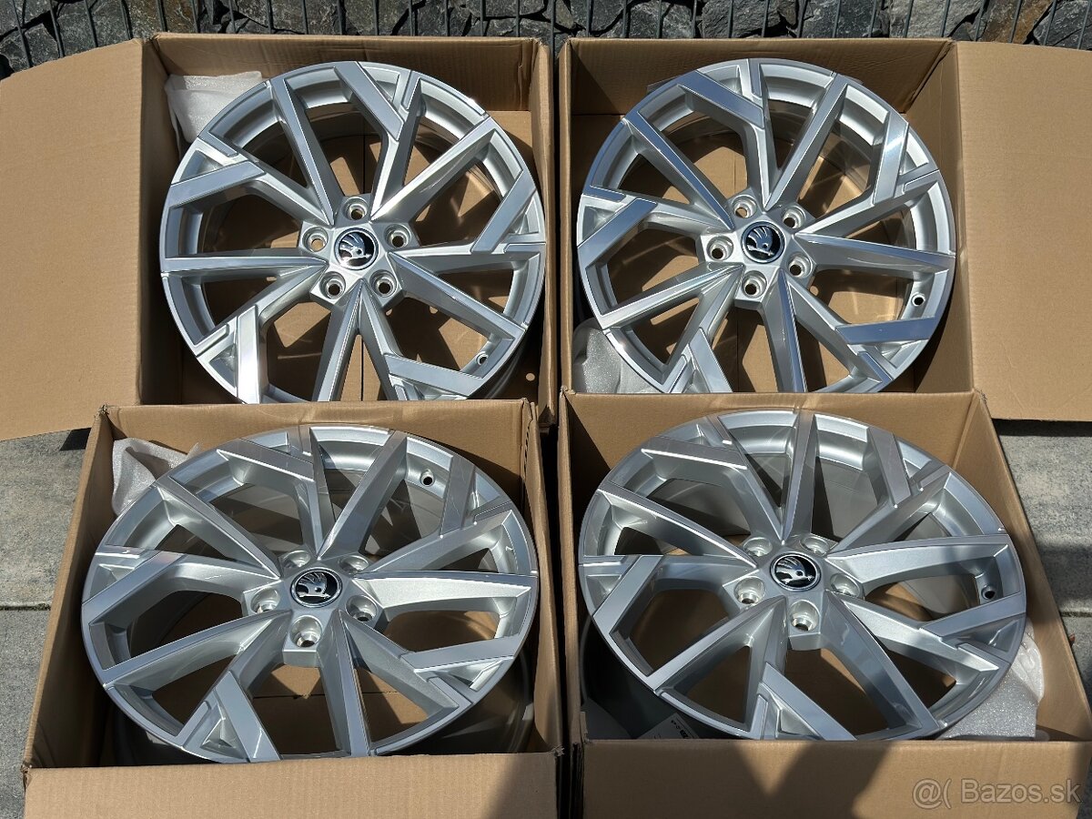 ✅ 5x112 r18 octavia model Avior cistonove zabalené