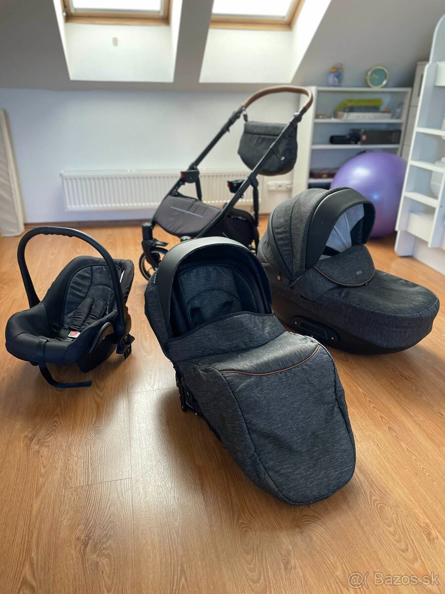 Super kočík Mama Kiddies Lux Creativ 3v1