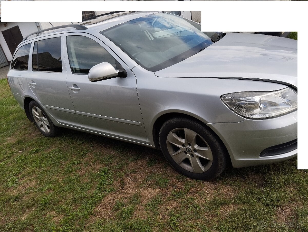 blatnik, škoda octavia 2 facelift, strieborna farba