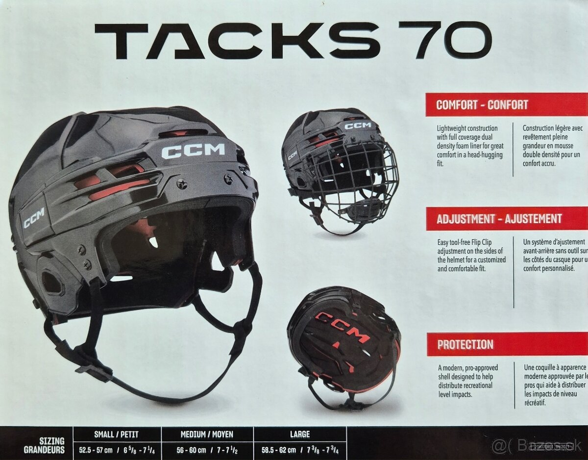 Hokejová prilba CCM Tacks 70