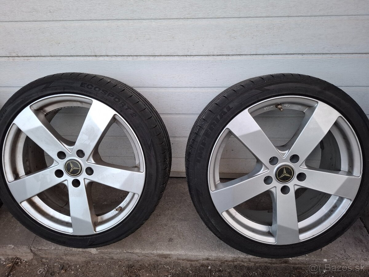 18"ELEKTRONY MERCEDES 5x112,LETNE PNEU 225/40ZR18