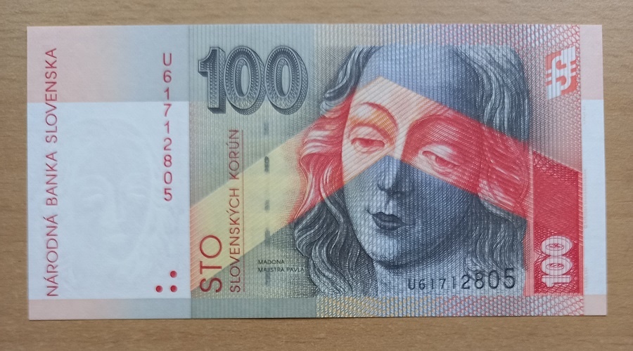 Bankovky SR - 100 Sk 2004 séria U (UNC)