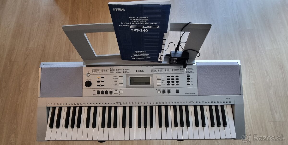 Yamaha YPT‑340 + stojan s taškou ako darček