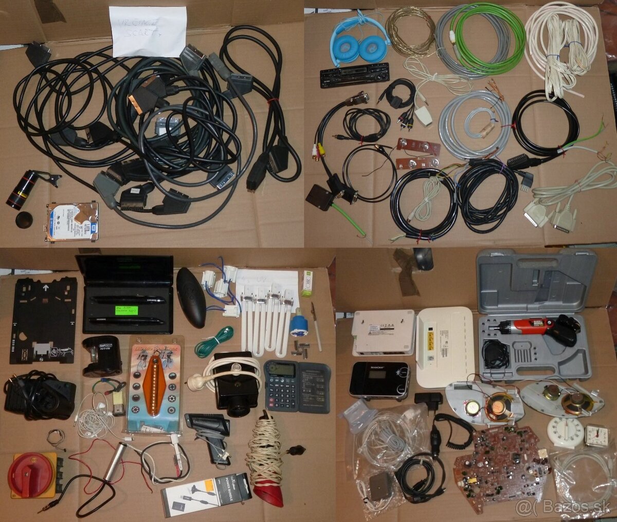 Predám krabicu plnú elektrobordelu po upratovaní