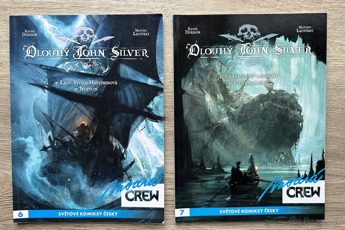 2 KOMIKSY- Dlouhý John Silver 6 a 7 číslo kus/4EUR