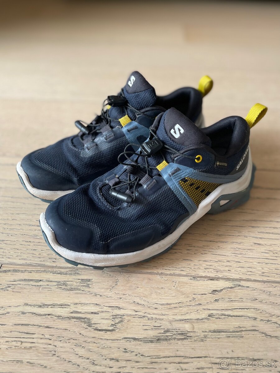 Detské turistické tenisky Salomon X Raise gore-tex veľ. 35